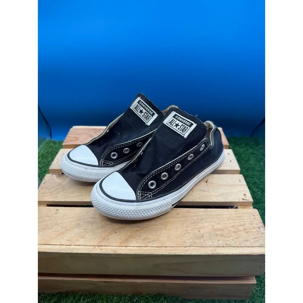 Converse Chuck Taylor All Star Youth Size 13 Shoes - Lot Black & Castle Rainbow